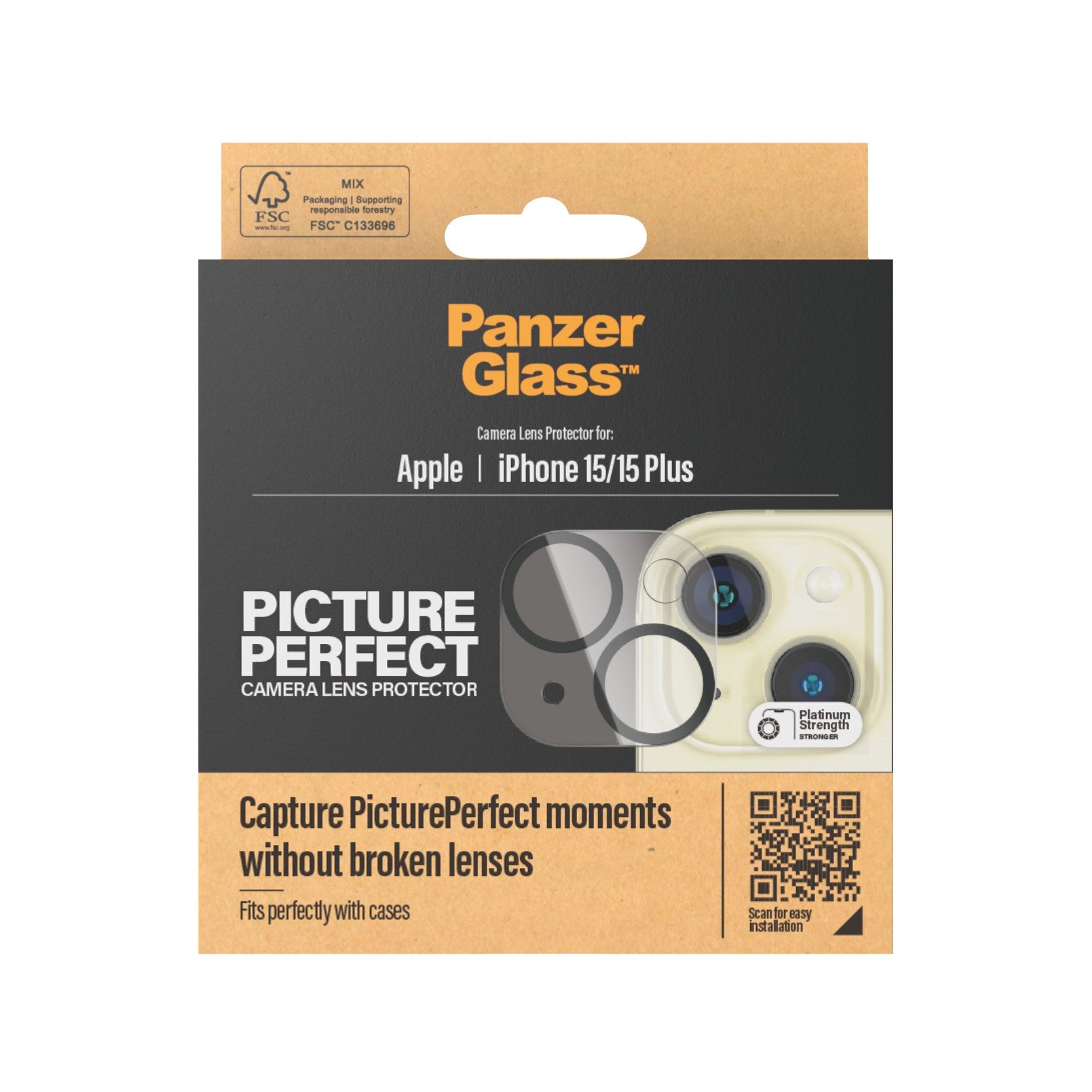 PanzerGlass® PicturePerfect Kameraschutz iPhone 15 | 15 Plus